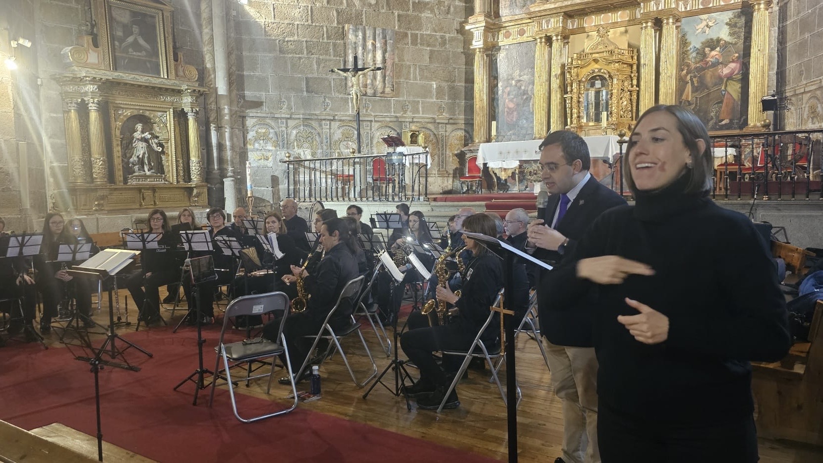 Concierto de marchas procesionales para personas sordas.