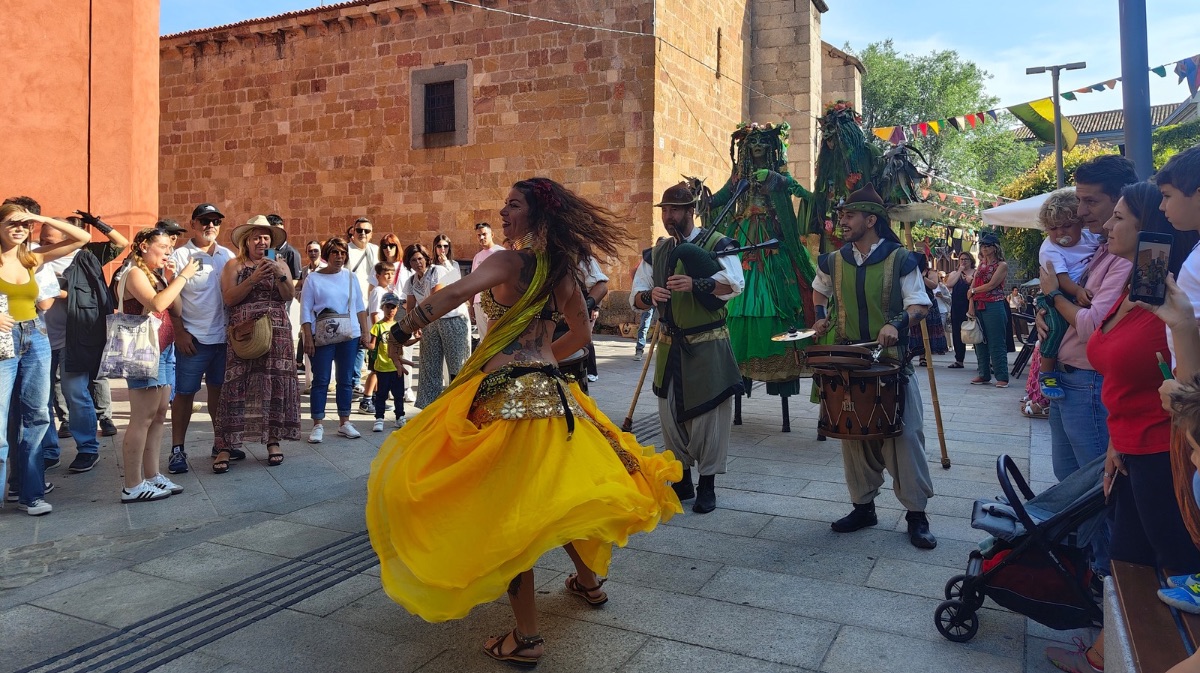 Animación musical inaugurando las Jornadas Medievales de 2025