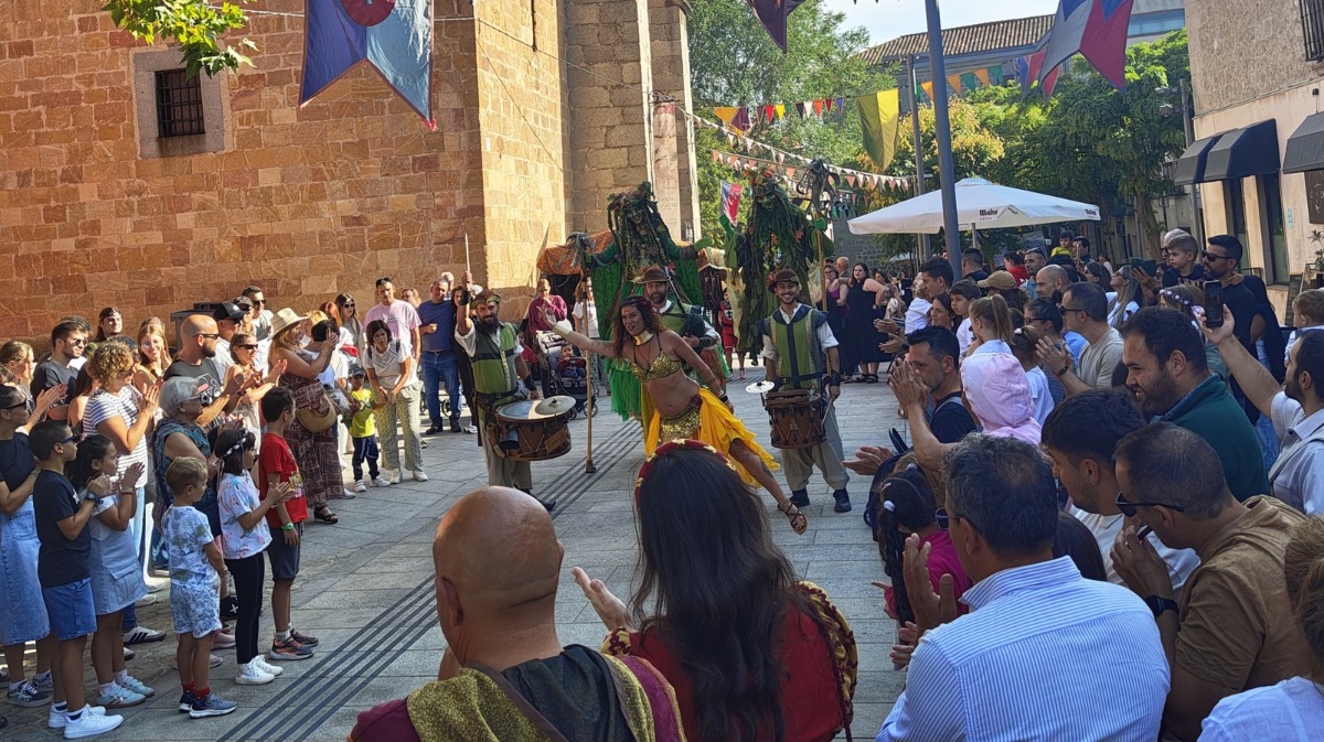 Animación musical inaugurando las Jornadas Medievales de 2025